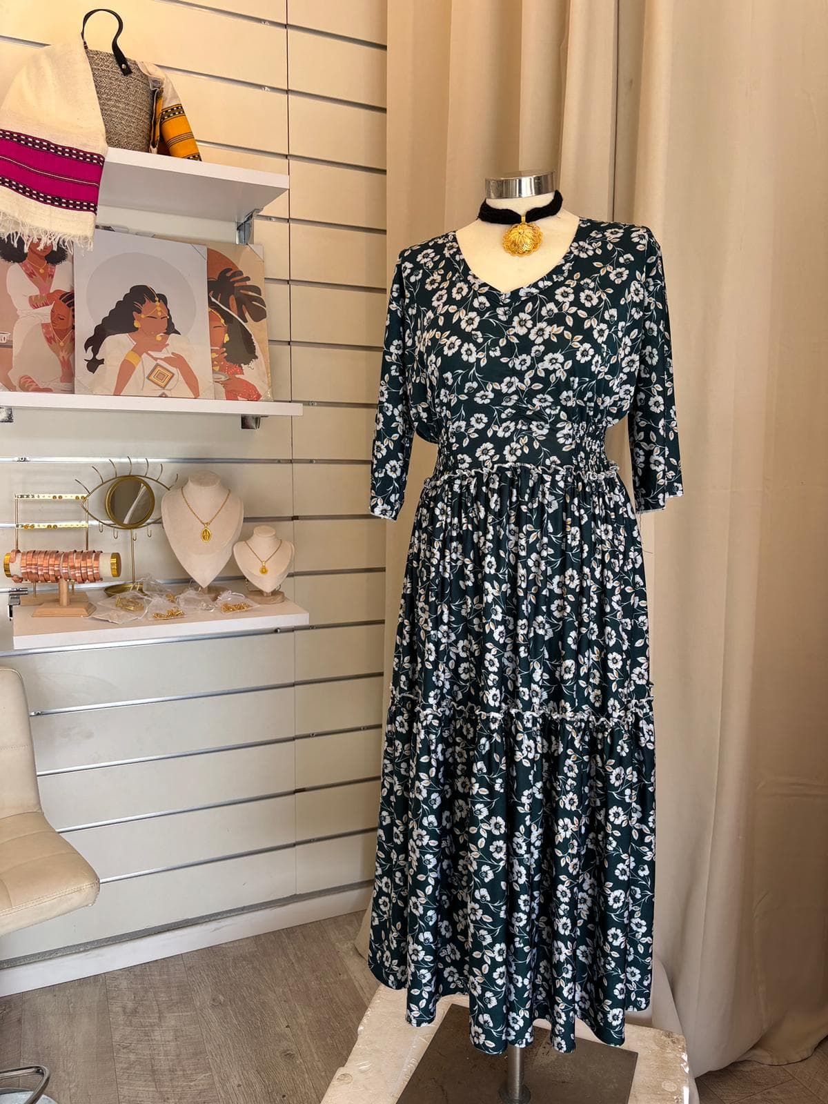 שמלת שיפון אלגנטית - דגם 4